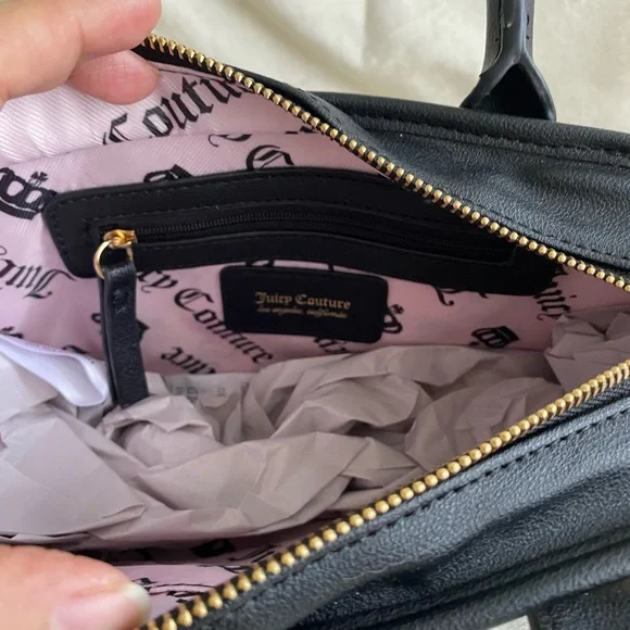 Juicy Couture Black and Tan Women's Bag - Picture 7 of 13